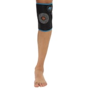 1 - Nivia Orthopedic Knee Support Open Patella Adjustable (MB-08),  Grey-Black  Free Size 