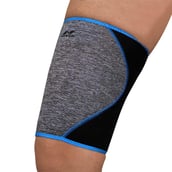 2 - Nivia Orthopedic Thigh Support Slip-In (MB-07),  Grey-Black  Small 