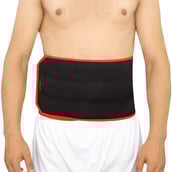 3 - Nivia Orthopedic Waist Support Adjustable (RB-09),  Black  Large 