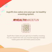 4 - Suprfit Rice Cake,  Classic Plain Unsalted  120 g 