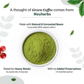 3 - Neuherbs Organic Green Coffee Beans Powder for Weight Loss - Pack of 2,  0.2 kg 