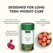 4 - Kapiva Weight Wise Foods Apple Cider Vinegar,  60 gummies  Natural 