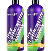 1 - MuscleXP Liquid L-Carnitine 1500,  450 ml  Lemon (Pack of 2) 