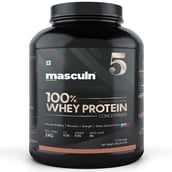 1 - Masculn 100% Whey Protein Concentrate,  4.4 lb  Divine Chocolate 