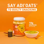 3 - MuscleBlaze High Protein Oats,  1 kg  Masala Max