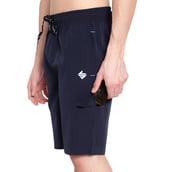 4 - John Ally Dry-Fit Gym Workout Shorts with Zipper Pockets & Cargo Deep Pockets,  XL  Midnight Blue 