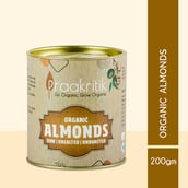 4 - Praakritik Organic Almonds,  200 g  Natural 
