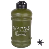 1 - GHC Brisqore Protein Gallon Water Bottle,  Military Green  2.2 L 