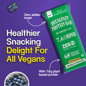 3 - NourishVitals Breakfast Protein Bar,  5 bar(s)  Blueberry Pie 
