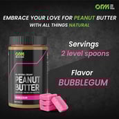 5 - One Rep More Peanut Butter,  1 kg  Bubblegum Creamy 