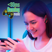 4 - Zebronics Zeb-Sound Bomb G1 Gaming TWS Earbuds with Mic,  Black 