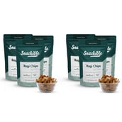 1 - Snackible Peri Peri Ragi Chips,  Unflavoured (Pack Of 6)  70 g 