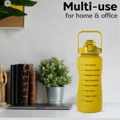 6 - Boldfit Motivational Gallon Bottle,  Army Green  2 L 