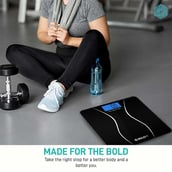 7 - Boldfit Digital Bathroom Weighing Scale, Black