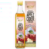 1 - Wow Life Science Organic Apple Cider Vinegar, 500 ml Unflavoured