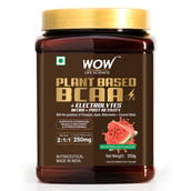 1 - Wow Life Science Plant Based BCAA, 0.55 lb 25 Servings Watermelon