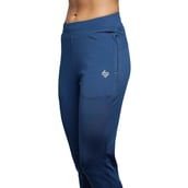 5 - John Ally Women's Gym Zipper Track Pant with Sweat Wicking, Berlin Blue XL
