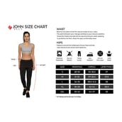 3 - John Ally Women's Gym Track Pant Zipper Pocket with Anti-Microbial Technology,  Jet Black  Small 