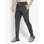 2 - John Ally Jogger Track Pant for Men with Two Zipper Pockets and Premium Fabric,  Gunmetal Grey  Medium 