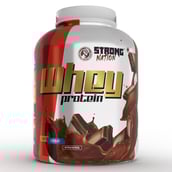 1 - Strong Nation Supps Whey Protein,  4.4 lb  Chocolate 