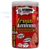 1 - Strong Nation Supps Fresh Aminos,  0.66 lb  30 Servings  Red Guava 
