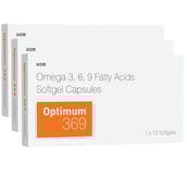 1 - Optimum-369 Omega Fatty Acids (Pack Of 3),  10 softgels 