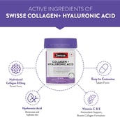 5 - Swisse Beauty Collagen + Hyaluronic Acid,  30 tablet(s)  Unflavoured 