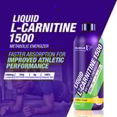2 - MuscleXP Liquid L-Carnitine 1500,  450 ml  Lemon (Pack of 2) 