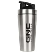 1 - GNC Live Well Steel Shaker,  Silver  750 ml 