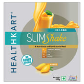 HealthKart SlimShake No Added Sugar, 0.5 kg Mango(Highlight)