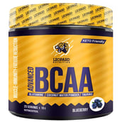 1 - Leopard Nutrition Advanced BCAA,  0.55 lb  25 Servings  Blueberry 