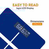 3 - beatXP Blue Plus Weighing Scale,  Blue 