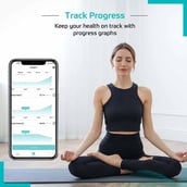 5 - beatXP Smart Weighing Scale with BMI,  Black 