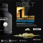 4 - Bolt Whey Protein Super-Charged With Phycocyanin,  2 lb  Alphonso Mangoza 