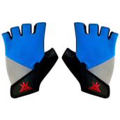 KOBO Gym Gloves (WTG-16), Blue, Grey & Black Medium