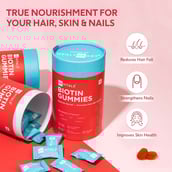 7 - HealthKart HK Vital Biotin OP,  30 gummies  Strawberry 