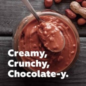 5 - Yogabars Dark Chocolate Peanut Butter,  1 kg  Crunchy & Chocolatey 