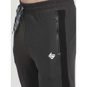 6 - John Ally Men's Gym & Sports Trackpant with Two Zipper Pockets,  Gunmetal Grey  Small 