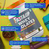 4 - Fast & Up 100% Whey Isolate,  4.10 lb  Creamy Coffee 