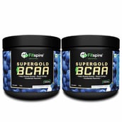 1 - Fitspire Super Gold BCAA,  2 Piece(s)/Pack  18 Servings  Blue Raspberry 
