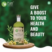 3 - Pure Nutrition Raw Cold Pressed Organic Virgin Olive Oil,  0.5 L 