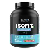 1 - HealthXP Isofit Whey Protein Isolate, 5 lb Strawberry Milkshake