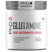 1 - PhD L-GIutamine Powder, 0.55 lb Unflavoured