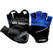 KOBO Gym Gloves (WTG-04), Blue & Black XL