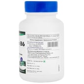 Healthvit Vitamin B6 (25 mg),  60 capsules  Unflavoured 