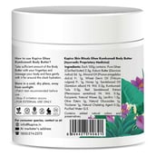 6 - Kapiva Ghee Kumkumadi Body Butter,  100 g  with Red Sandalwood & Almond Oil 