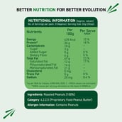 4 - Alpino Peanut Butter (Unsweetened),  1 kg  Natural Crunch 