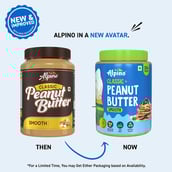 5 - Alpino Classic Peanut Butter,  0.400 kg  Smooth 