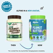 4 - Alpino Peanut Butter Powder,  0.400 kg  Natural 
