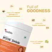 2 - andMe PCOS Drink,  250 g  Mixed Berries (Pack of 2) 